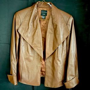 Doncaster Collections Vintage Leather Jacket, with tags, size 10, buttery soft!